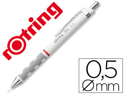 Portaminas rotring Tikky 0,5mm. blanco